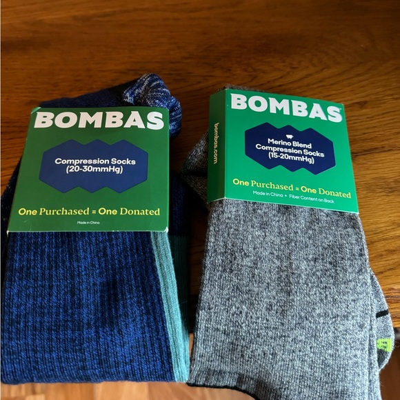 Bombas Underwear & Socks Bombas Mens Compression Socks Size Large